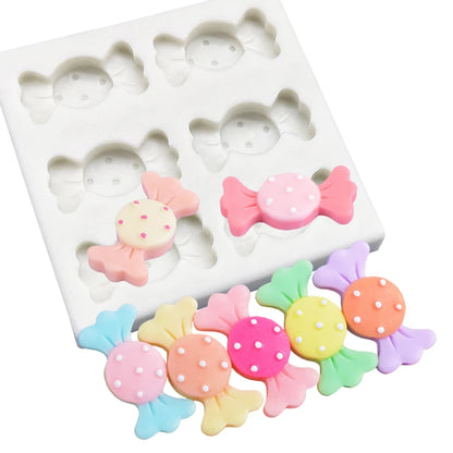 Candy Shape Silicone Sugarcraft Mold Resin Tools Cupcake Baking Mould Fondant Cake Decorating Tools