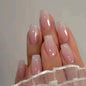 24 PCs Fake Nails with 1 Nail Glue and 1 Nail File