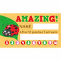 50Pcs Cartoon Kids Reward Incentive Punch Cards For Teacher