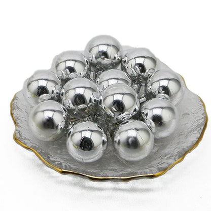 (12Pcs/pack)3cm Christmas Decoration Electroplated Ball Christmas Tree Hanging Decorations Home Holiday Party New Year Gift Toys