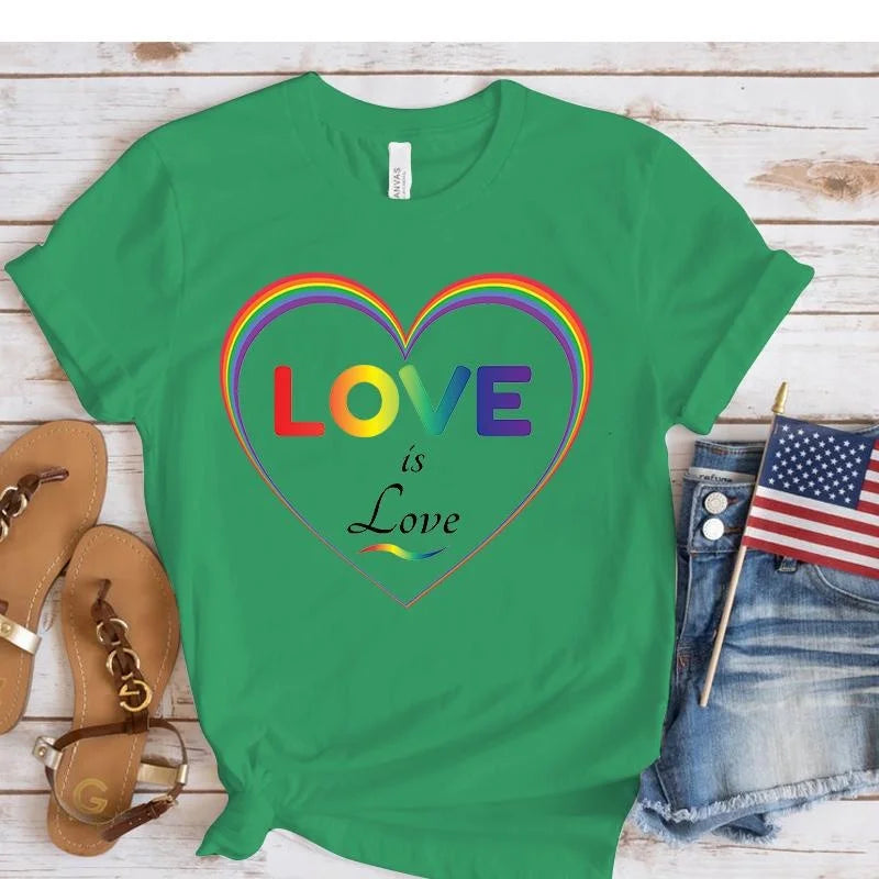 Pride  Love Is Love Printed Women T-shirts