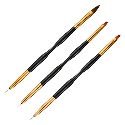 4/6/10Pcs Set Nail Art Stamp Pen DIY Floral Butterfly Nail Graffiti Nail Dotting Tools Polishing Painting Drawing Manicure Tools