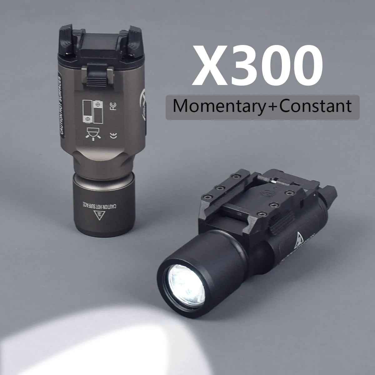 Tactical SureFire LOGO X300 Ultra XH35 X300UH-B Weapon Gun Light Lanterna Torch For Airsoft Pistol Glock 17 18 19 22 20mm Rail