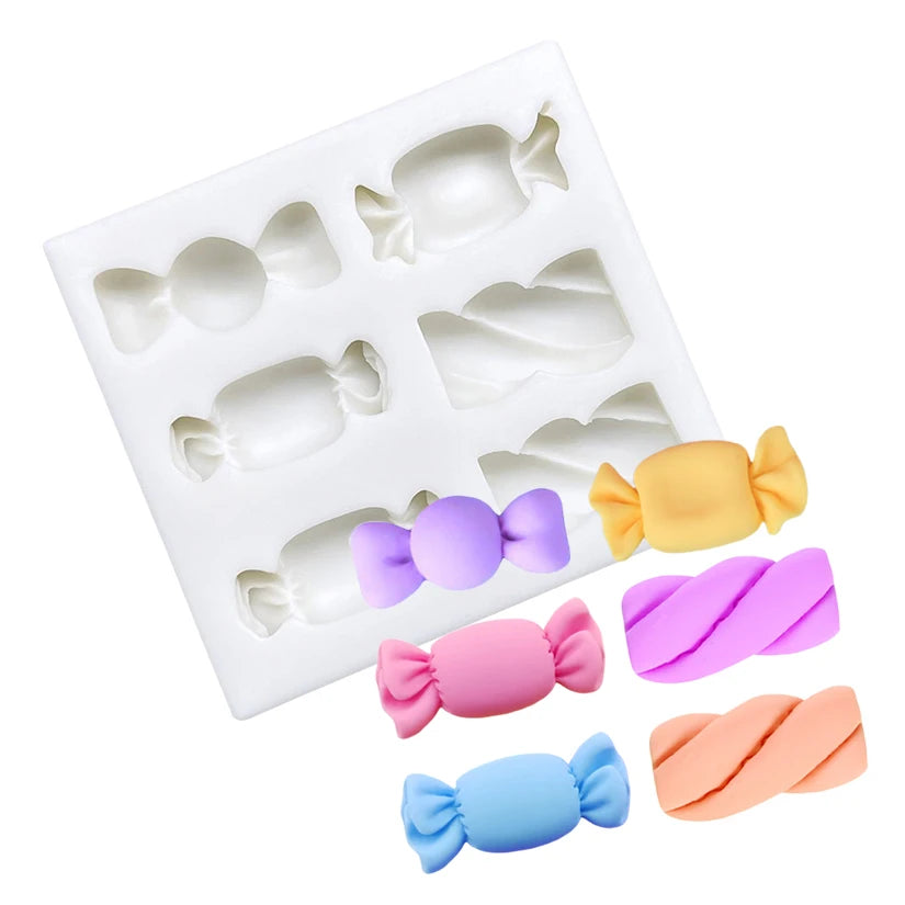Candy Shape Silicone Mold – Sugarcraft & Fondant Baking Tool