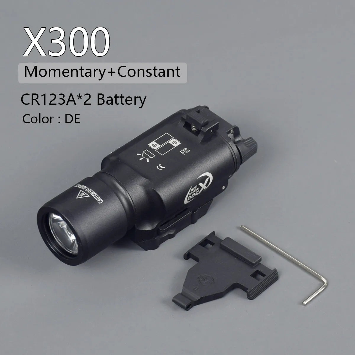 Tactical SureFire LOGO X300 Ultra XH35 X300UH-B Weapon Gun Light Lanterna Torch For Airsoft Pistol Glock 17 18 19 22 20mm Rail
