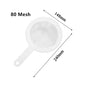 1PC Fine Mesh Strainer Spoon for Coffee, Milk, Soy, and Yogurt 100/200/300/400 Mesh Nylon Filter For Kitchen Dining Gadgets