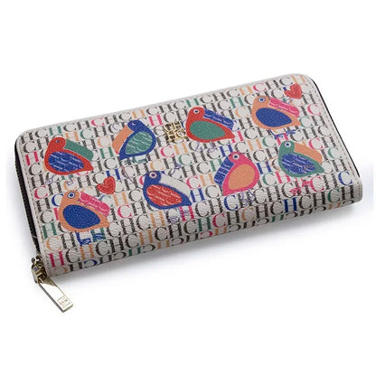 Ladies Fashion Small Wallet Pure Color Design High Quality