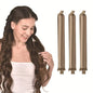 Heatless Satin Hair Curling Rod Headband – No‑Heat Soft Sleep Rollers for Effortless Lazy Curls