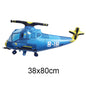 Fighter Balloon Boy Airplane Birthday Party Helicopter Plane Balloon Aircraft Balloon for Aviator Themed Birthday Party Decor