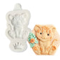 Cute Elephant Silicone Sugarcraft Mold Cookie Cupcake Chocolate Baking Mold Fondant Cake Decorating Tools