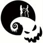 Black Halloween Stickers,Vinyl Waterproof Stickers for Laptop,Envelopes,Bumper,Skateboard,Water Bottles,Computer,Phone, Cool Stu