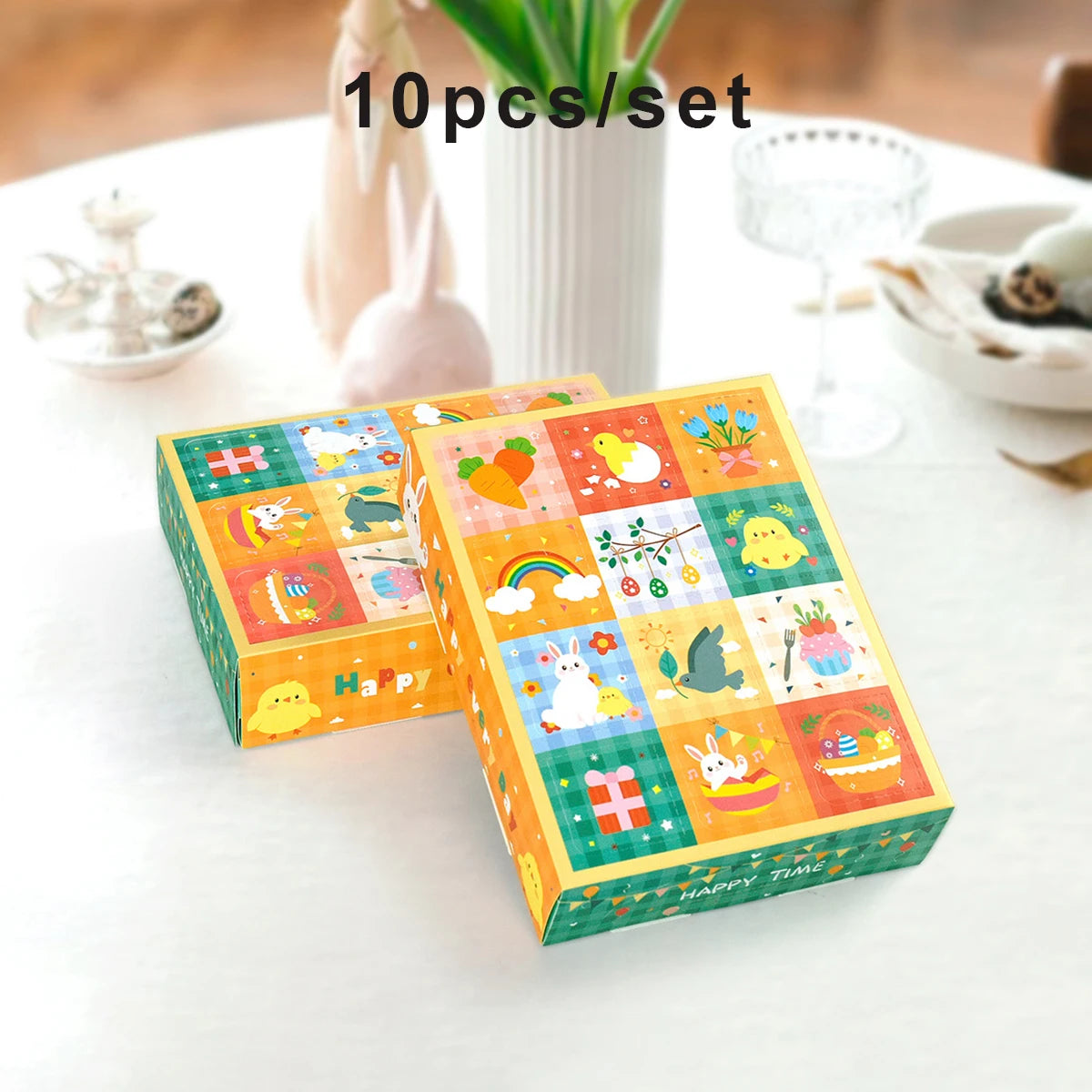 Easter Surprise Eggs Blind Box 5/10PCS 12 Grids Interactive Toys Kids Party Favors Fillable Candy Gifts Egg Hunt Decor