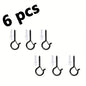 Hanger Hooks with Safety Buckle,Windproof Screw Hooks for Hanging Outdoor String Lights,Ceiling Hooks  Plants,Christmas Lights