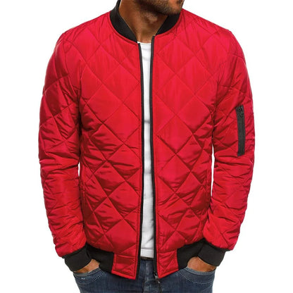 Men’s Lightweight Vintage Flight Jacket – Mesh‑Pressed Baseball Collar Coat