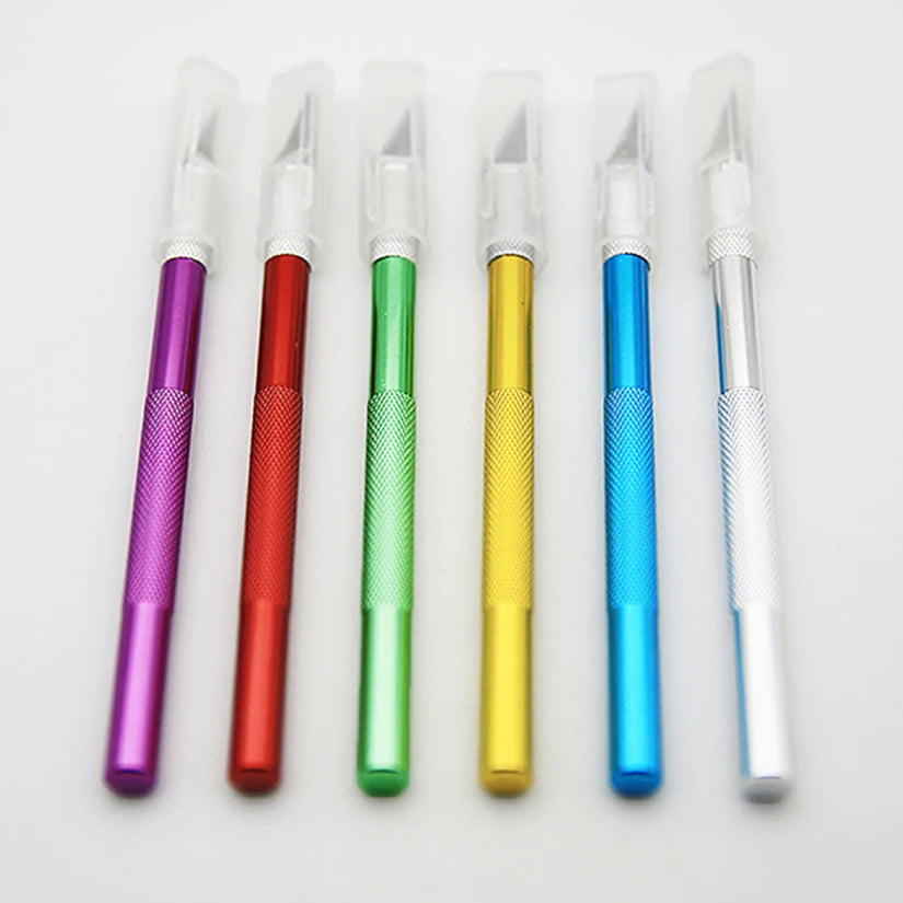 Sculpting Gum Paste Carving Baking Pastry Tools 6pcs Blades Knife Fruit Fondant Cake Decorating Tools