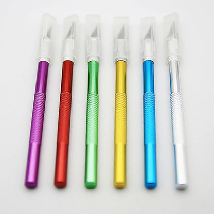 Sculpting Gum Paste Carving Baking Pastry Tools 6pcs Blades Knife Fruit Fondant Cake Decorating Tools