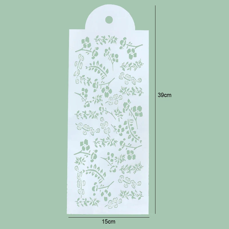 FAIS DU Fondant Cake Mesh Stamps Stencils For DIY Craft Making Wedding Cake Design Plastic Spray Template Cookie Painting Mold