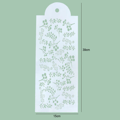 FAIS DU Fondant Cake Mesh Stamps Stencils For DIY Craft Making Wedding Cake Design Plastic Spray Template Cookie Painting Mold