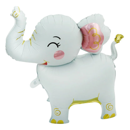 3D Standing  Elephant Aluminum Film Balloon Birthday Party Decorations Supplies Baby Shower Wedding Theme Party Balloon