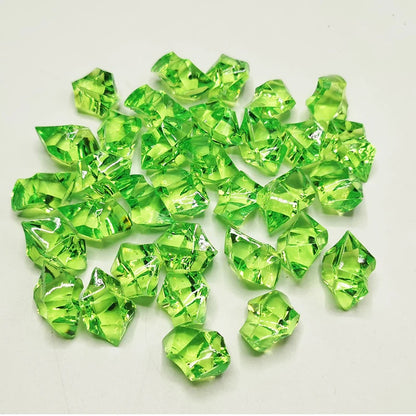 100pcs-200PCS/lot 25X18mm Acrylic Crystal Ice Rock Stones Vase Gems For Wedding Party Decor Confetti Table Scatter Beads