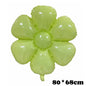 40‑Inch Yellow & White Macaron Daisy Number Foil Balloon