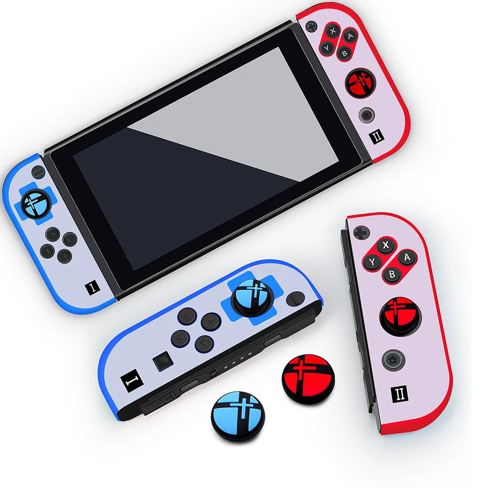 Silicone Soft Case Thumb Stick Grip Cap Joystick Protective Cover For Nintendo Switch Oled NS Joy-Con Controller Protector Skin