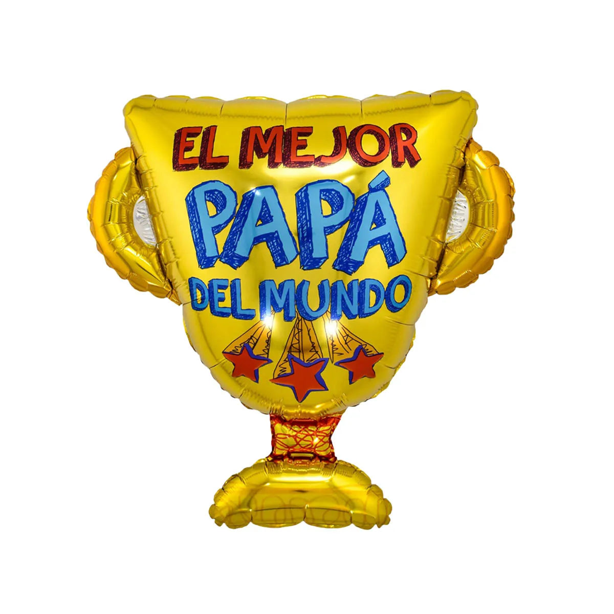 1pc Large Best Dad Trophy Foil Balloons Spanish Father's Day Trophy Balloon Father's Day Party Decorations Dad Gifts