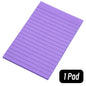 45 Sheets/Pad Scribed Notepad Post  Sticky Notes 8 Colors