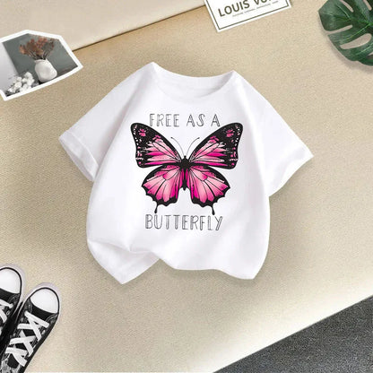 Girls Short Sleeve T-shirt Short Sleeves Clothes