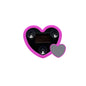 Solar Heart‑Shaped Car Neon Light – Wireless LED Ambient Lamp with Suction Cup & USB Recharge