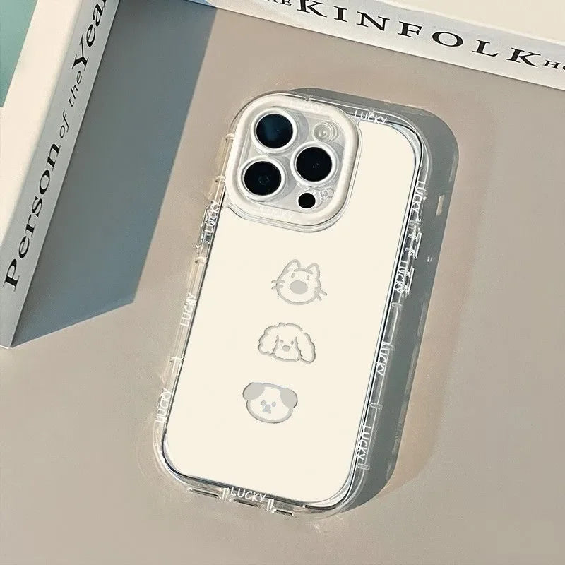 Cat Animal Phone Case For iPhone iPhone 11 12 13 14 15 16 Pro Max SE Silicone Soft Cover