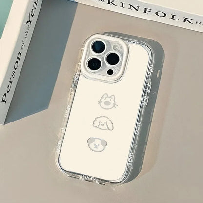 Cat Animal Phone Case For iPhone iPhone 11 12 13 14 15 16 Pro Max SE Silicone Soft Cover