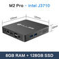 MLLSE Mini PC M2 Air Intel Gemini Lake N4000 Intel J3710 6GB RAM 128GB ROM Dual-Band WiFi Bluetooth USB Mini Computer