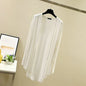 Modal Cardigan Long sleeves Plus size Summer Spring Loose Air-conditioned Top Open-front sun-proof clothing