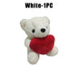 20cm Kawaii Heart Teddy Bear Plush Doll Holding Love Stuffed Animal Valentines Gift Christmas Toy for Her Collectors