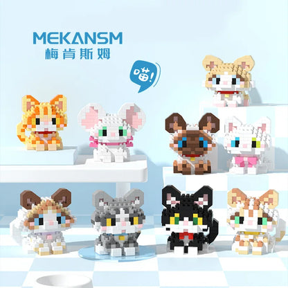 Animal Mini Building Blocks Set – Small Particle DIY Assembly Bricks for Kids Ages 10–12, Educational Birthday Toy