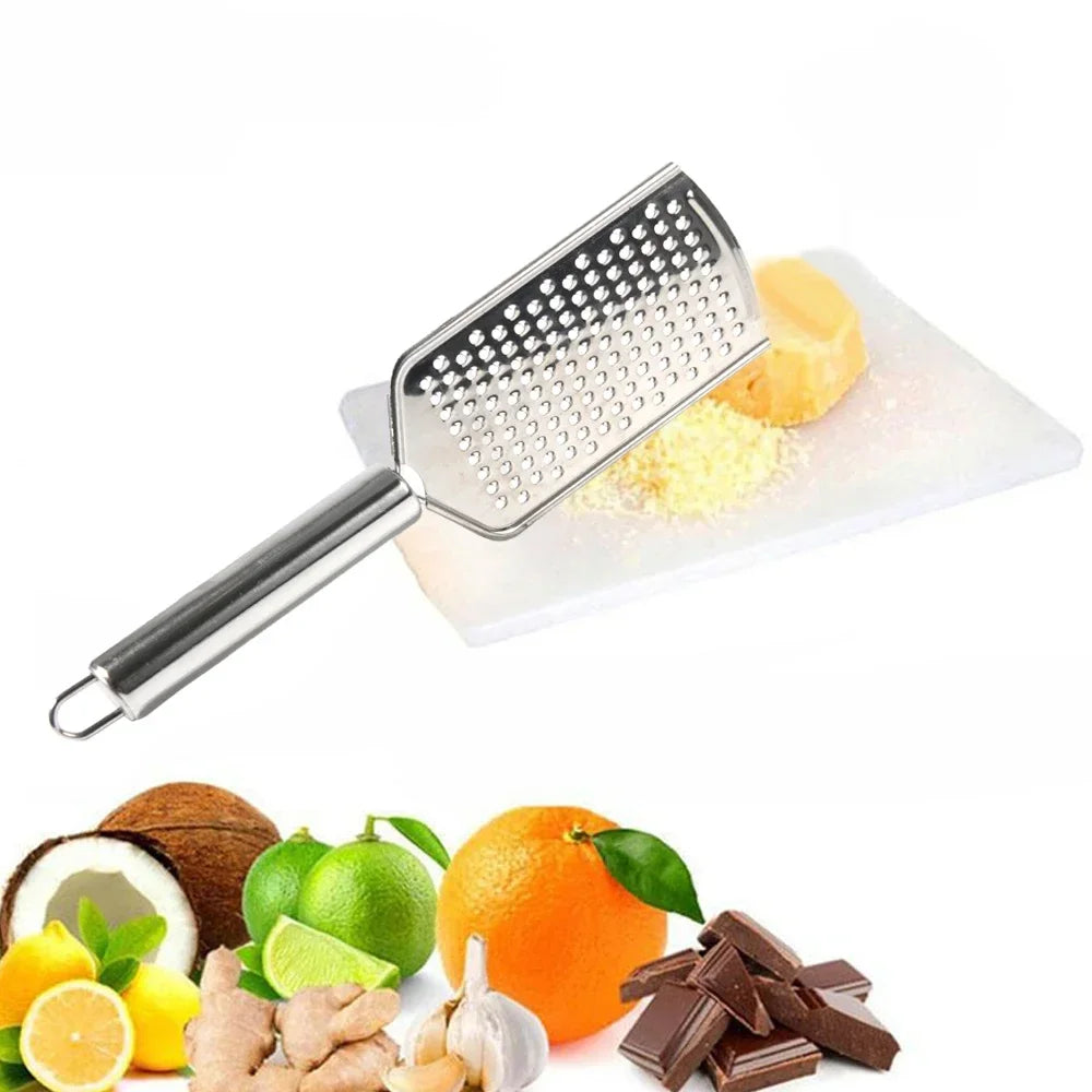 1 PCS Stainless Steel Handheld Cheese Grater Multi-Purpose Kitchen Food Graters For Cheese Chocolate Butter Fruit Vegetable