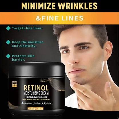 Men's Retinol Anti-Wrinkle Moisturizing Shrink Pores Whitening Face Cream