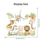 Kids’ Wall Stickers – Cartoon African Grassland Animal Decals for Nursery, Bedroom & Living Room