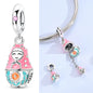 925 Sterling Silver Hot Sale 3D Openable Locket Bracelet Charm Bead Easter Pendant Fit Bracelet Necklace for Women DIY Gift