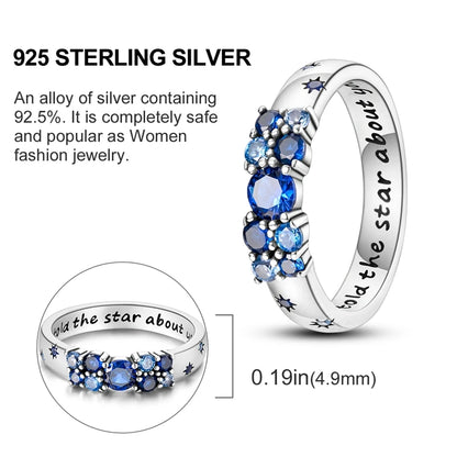 925 Sterling Silver Ring – Colorful Cubic Zirconia Women’s Wedding & Engagement Jewelry