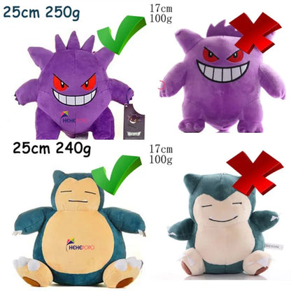 2026* Peluche Pokemon Gengar Peluche 24cm Pokemon stuffed Toy Cute Cartoon Pikachu Plush Doll Soft Doll  Birthday Gift