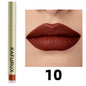 20 colors sexy long lasting velvet matte lip gloss liquid lipstick lip makeup red pink brown nonstick cup waterproof lip glaze