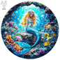 Wooden Animal Jigsaw Puzzle for Adults Kids Toy Circular Puzzle Puzzles Set Birthday Gift Brain Teaser Family Interactive Game