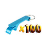 Lot 100pcs Free Customized Aluminium Portable Can Opener Key Chain Ring Can Opener Restaurant Promotion Giveaway  Logo Gifts