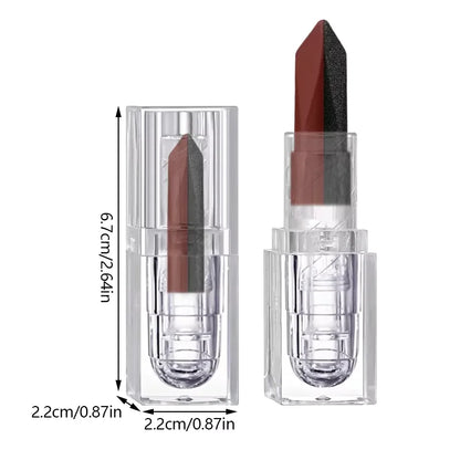 Soft Matte Two Tone 2-in-1 Lipstick Smooth Matte Lip Gloss Bright Color Long lasting Sexy Women's Cosmetics