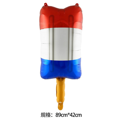 32Inch Donut globos Foil Balloon Fruit Ice Cream Helium Balloon Birthday Party Decoration Kids Toy Sweet Digital baby shower