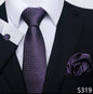 Silk Tie Pocket Squares Necktie Suit Accessories