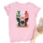 Viva Mexico Butterfly Flower Printed Girl T Shirt Women Summer Retro Tshirt Tee Graphic Tops Fashion Female Short Sleeve T-shirt