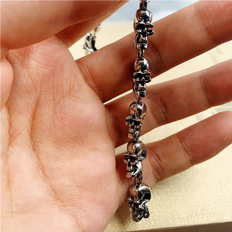 Trendy Punk Bracelet High Quality Skull Bracelet Boutique Jewelry Birthday Gift